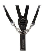 ITALIAN LEATHER AND ROUND NYLON CHAMBON