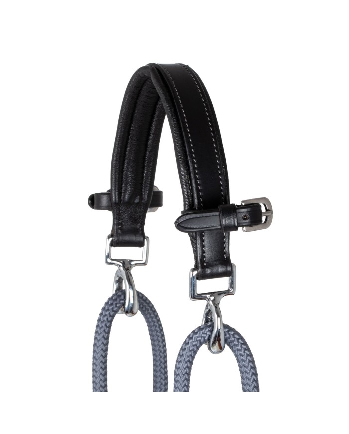 ITALIAN LEATHER AND ROUND NYLON CHAMBON