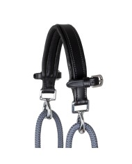 ITALIAN LEATHER AND ROUND NYLON CHAMBON