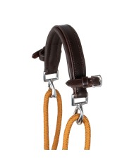 ITALIAN LEATHER AND ROUND NYLON CHAMBON