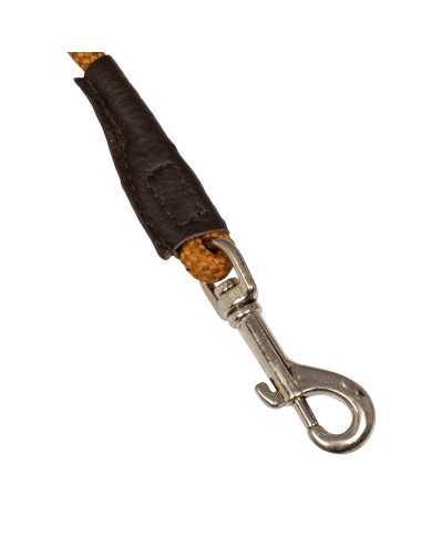ITALIAN LEATHER AND ROUND NYLON CHAMBON