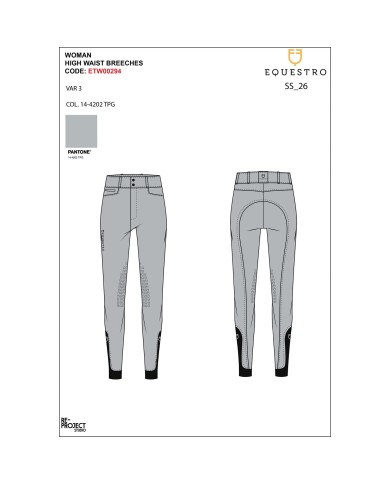 WOMEN S HIGH WAIST BREECHES KNEE GRIP