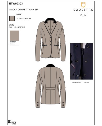 WOMEN S COMPETITION ZIP RIDING JACKET