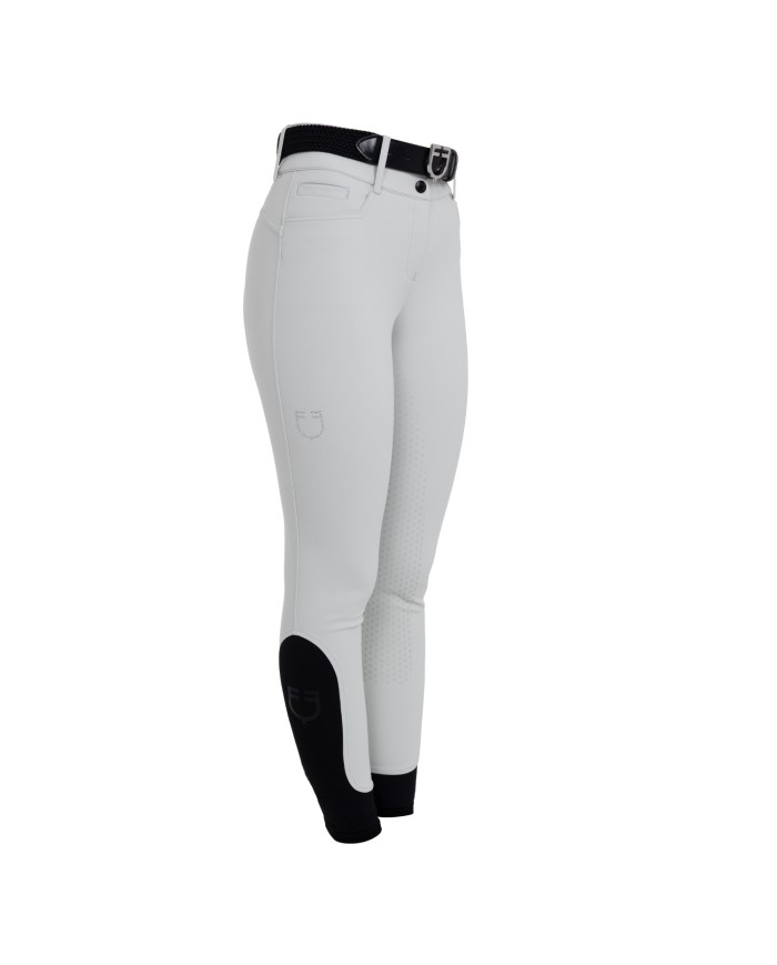 WOMEN S HIGH WAIST STONES LOGO FULL GRIP BREECHES