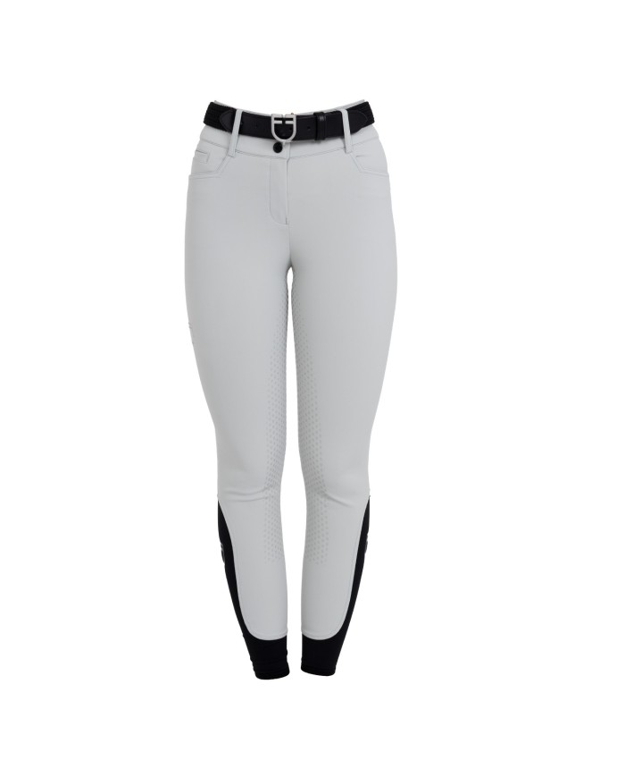 WOMEN S HIGH WAIST STONES LOGO FULL GRIP BREECHES