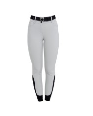 WOMEN S HIGH WAIST STONES LOGO FULL GRIP BREECHES