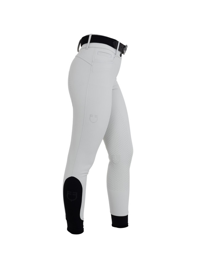 WOMEN S HIGH WAIST STONES LOGO FULL GRIP BREECHES