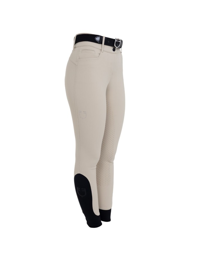 WOMEN S HIGH WAIST STONES LOGO FULL GRIP BREECHES