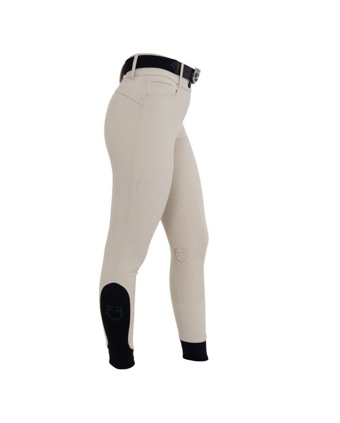 WOMEN S HIGH WAIST STONES LOGO FULL GRIP BREECHES