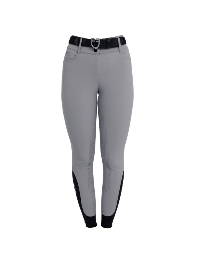 WOMEN S HIGH WAIST STONES LOGO FULL GRIP BREECHES