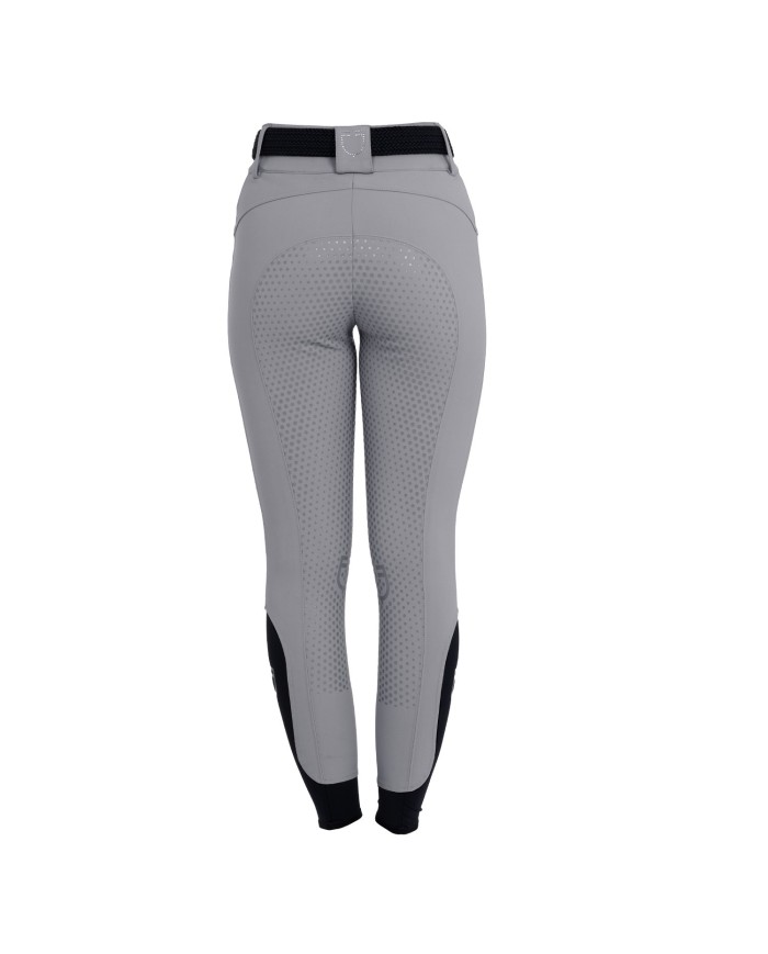 WOMEN S HIGH WAIST STONES LOGO FULL GRIP BREECHES
