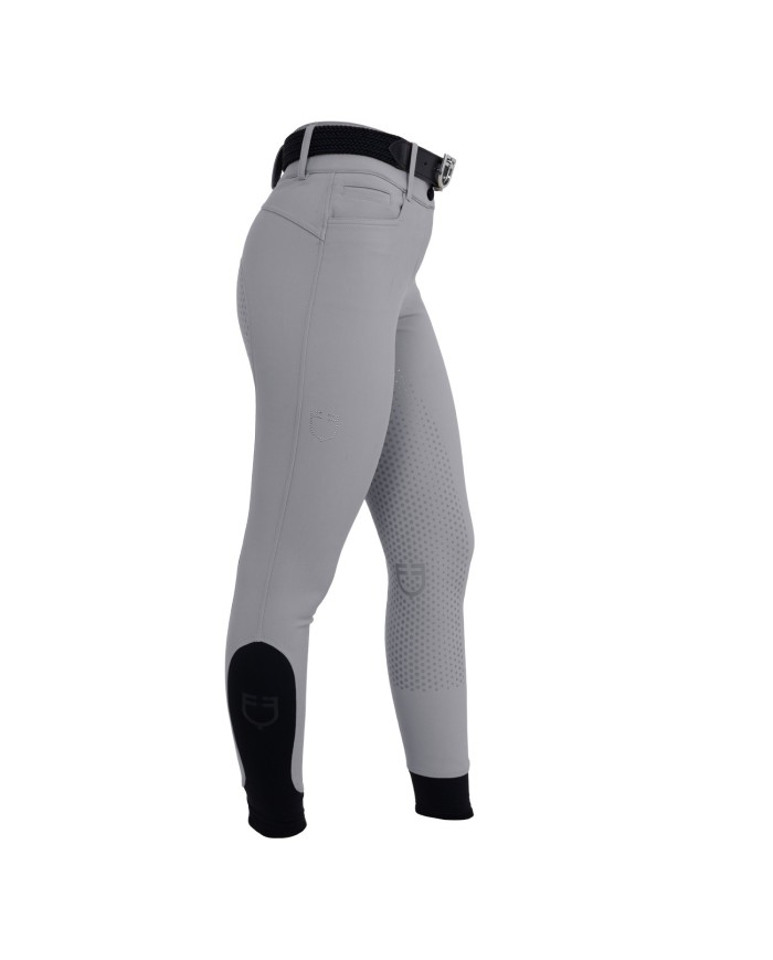 WOMEN S HIGH WAIST STONES LOGO FULL GRIP BREECHES