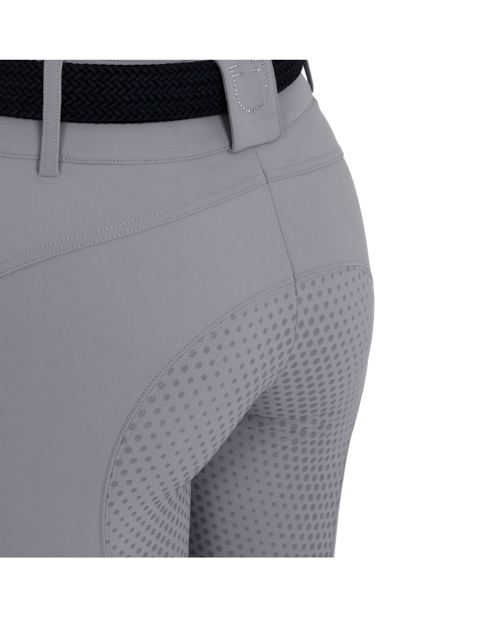 WOMEN S HIGH WAIST STONES LOGO FULL GRIP BREECHES