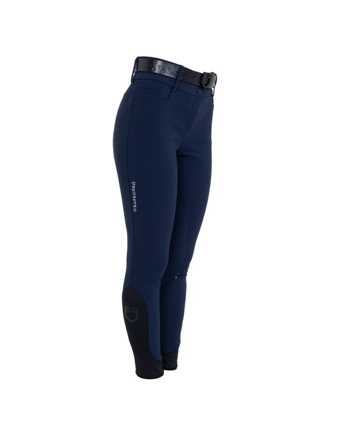 WOMEN S HIGH WAIST STONES LOGO FULL GRIP BREECHES