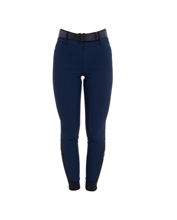 WOMEN S HIGH WAIST STONES LOGO FULL GRIP BREECHES