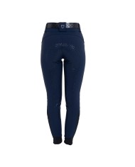 WOMEN S HIGH WAIST STONES LOGO FULL GRIP BREECHES