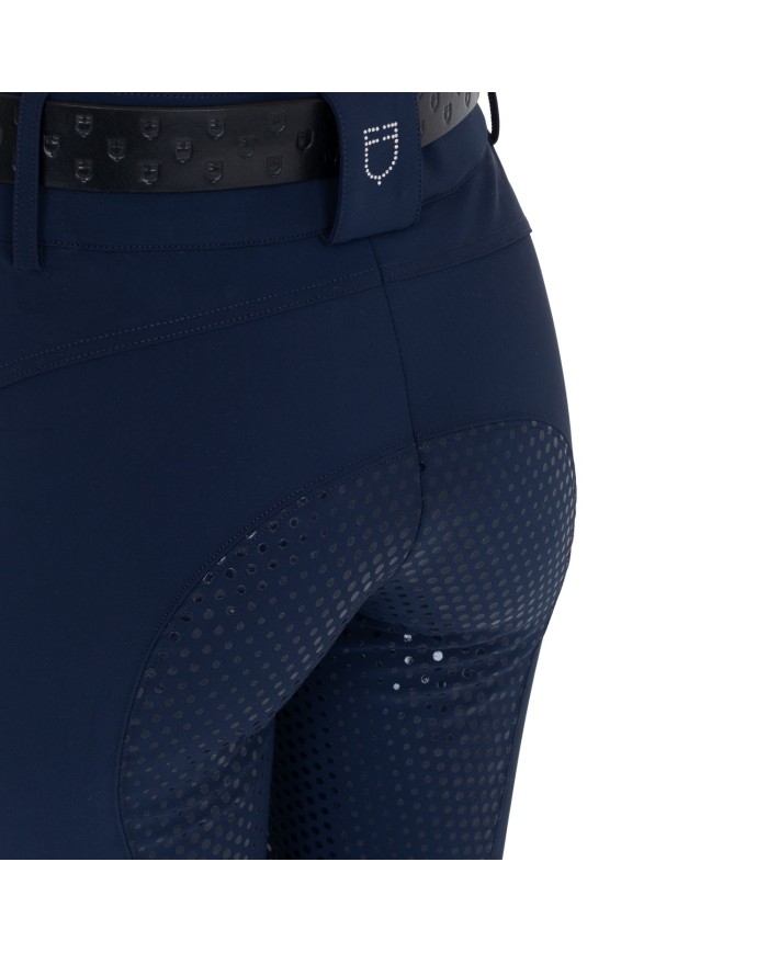 WOMEN S HIGH WAIST STONES LOGO FULL GRIP BREECHES