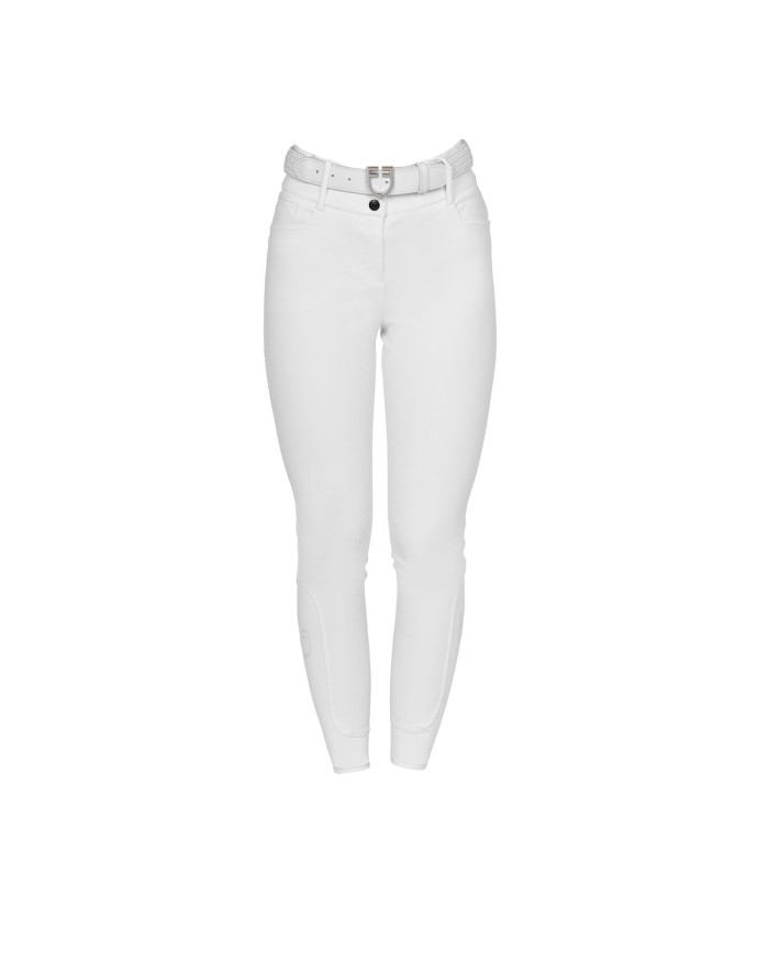 WOMEN S HIGH WAIST STONES LOGO FULL GRIP BREECHES