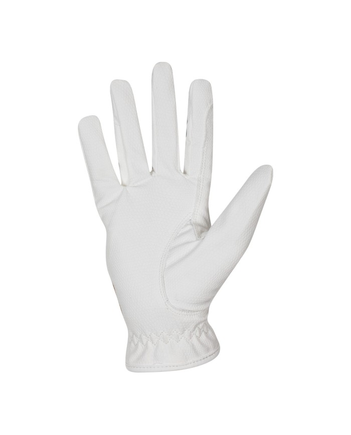 WOMEN S SPECIAL SOFT EMBOSSED SYNTHETIC GRIP GLOVES WITH STRASS