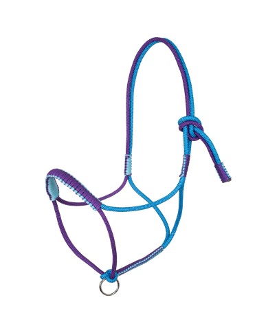 BRAIDED HALTER WITH DECORATIONS