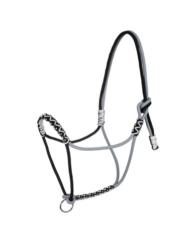 BRAIDED HALTER WITH DECORATIONS