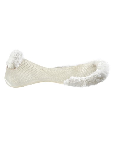 THERAPEUTIC GEL PAD CUT OUT 1/2 SHEEPSKIN EDGE JUST GEL