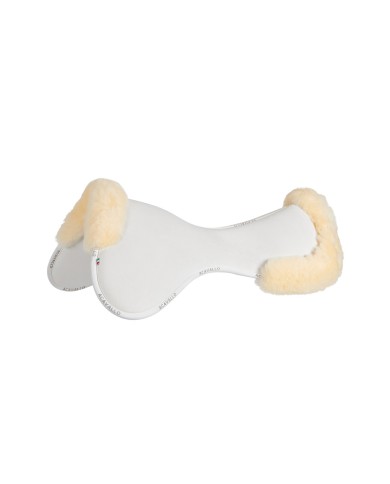 CLOSE CONTACT MEMORY FOAM 1/2 PAD W/SHEEPSKIN