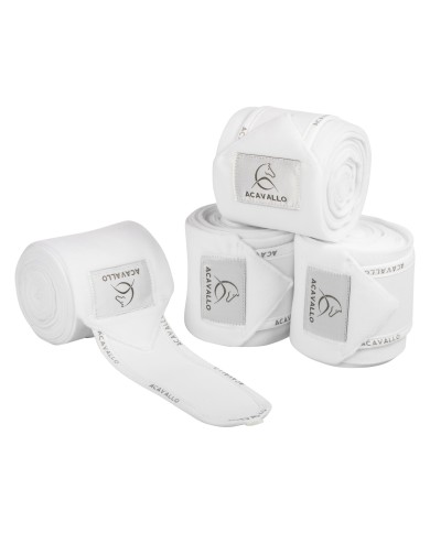 ACAVALLO FLEECE BANDAGES (4 PCS)