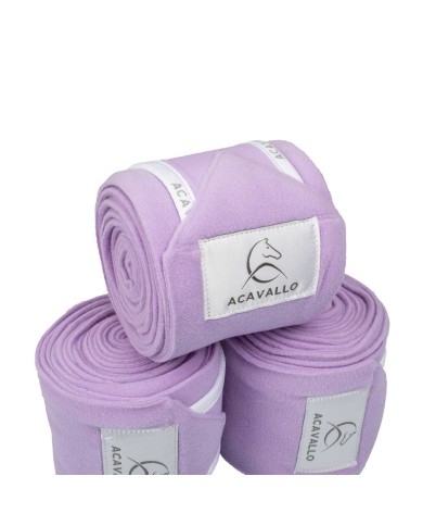 ACAVALLO FLEECE BANDAGES (4 PCS)