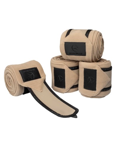 ACAVALLO FLEECE BANDAGES (4 PCS)