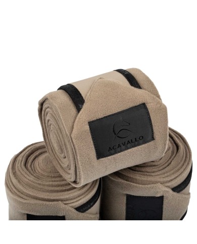 ACAVALLO FLEECE BANDAGES (4 PCS)