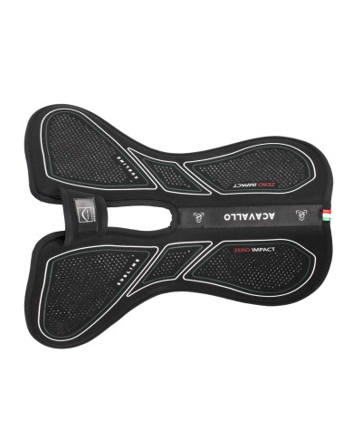 ZERO IMPACT EMB HALF PAD WITHERS FREE FRONT RISER