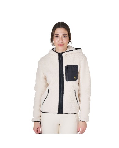 WOMAN TEDDY FULL ZIP JACKET WITH HOOD