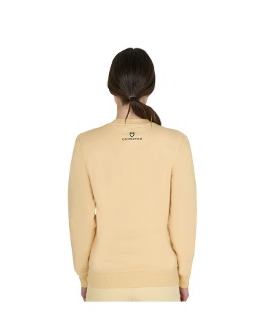WOMEN S SHINY TRASPARENT LOGO SWEATSHIRT