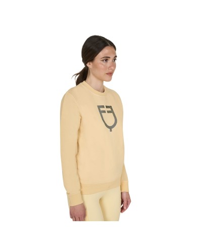 WOMEN S SHINY TRASPARENT LOGO SWEATSHIRT