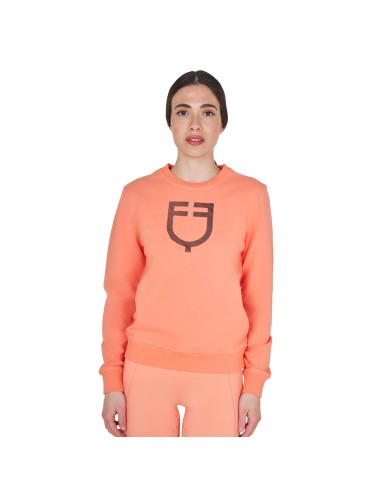 WOMEN S SHINY TRASPARENT LOGO SWEATSHIRT