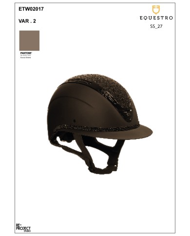 WOMEN APOCALIPSE HELMET WITH DIAMONDS AND MATTE SHELL