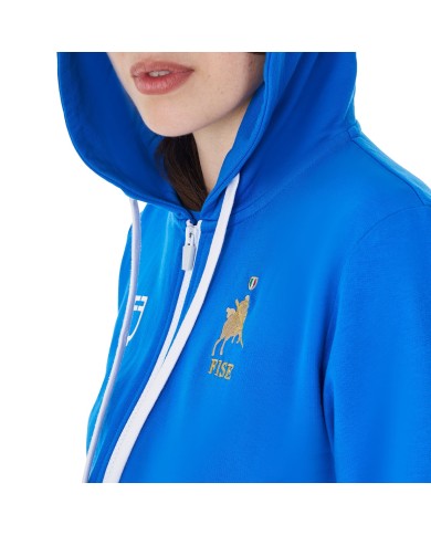 WOMEN S BASIC FLEECE HOODIE EQUESTROxFISE