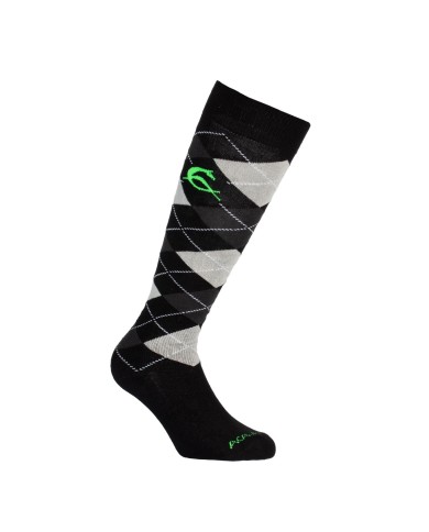 ACAVALLO COTTON SOCKS W/DIAMOND