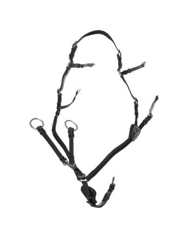 CALFSKIN LEATHER 5 POINT ATTACHMENT BREASTPLATE