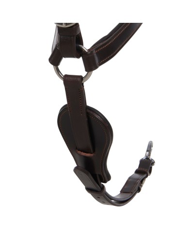CALFSKIN LEATHER 5 POINT ATTACHMENT BREASTPLATE