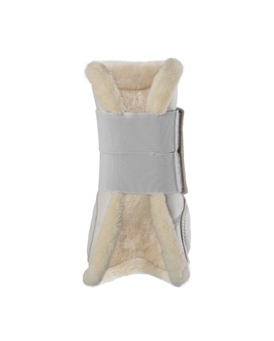 ECO-LEATHER TENDON BOOTS W/DOUBLE FASTENING