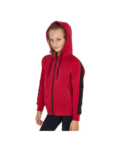 GIRL S FULL ZIP HOODIE WITH INSIDE FLEECE