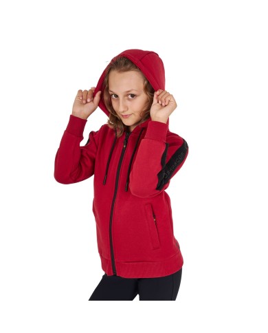 GIRL S FULL ZIP HOODIE WITH INSIDE FLEECE