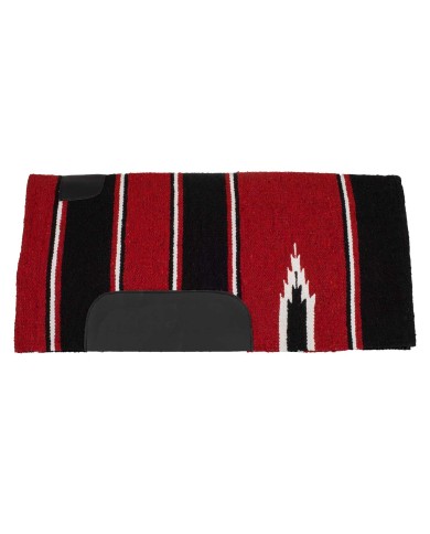 TAPPETINO NAVAJO C/PELLE 32X64