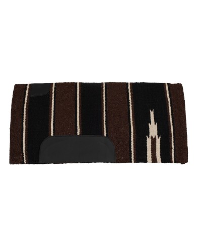 TAPPETINO NAVAJO C/PELLE 32X64
