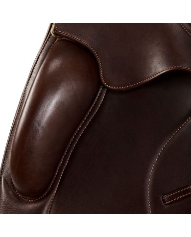 LEONARDO DRESSAGE SADDLE - FLOCKED PANELS
