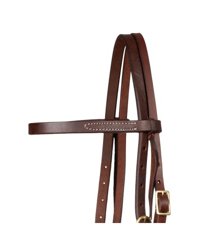 WESTERN TIE ENDS BROWBAND BRIDLE