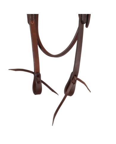 WESTERN TIE ENDS BROWBAND BRIDLE