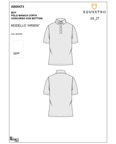 POLO BAMBINO MANICA CORTA MODELLO ARSEN